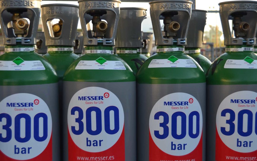 Botellas para oxigenoterapia